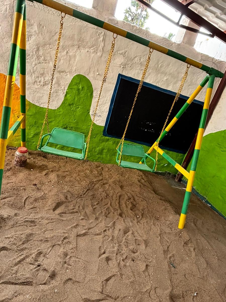 Welcome play school mural